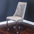 Taupe Velvet Chair K642217