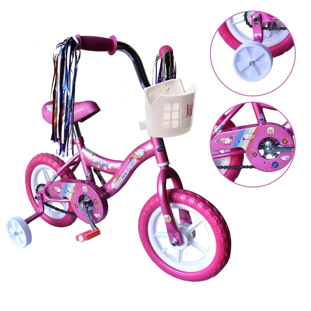 12 inch Bike for 2-4 Years Old Kids with Training Wheels A442674