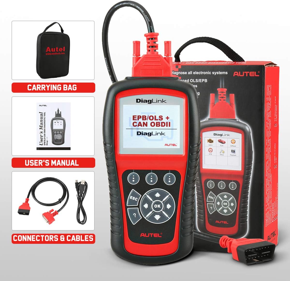 OBD2 Code Reader Diagnostic Tool for ABS, SRS, Engine, Transmission S248
