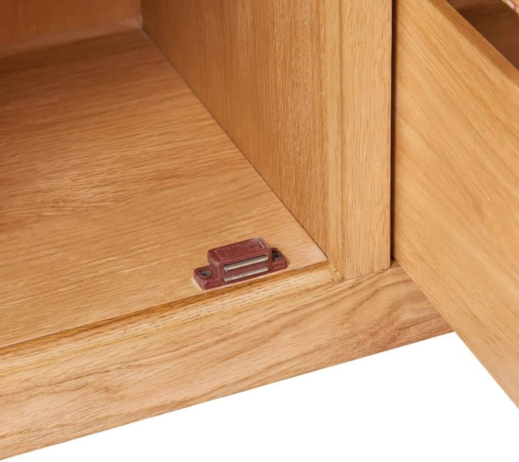 Solid Oak Sideboard with 3 Drawers 2 Doors L2496