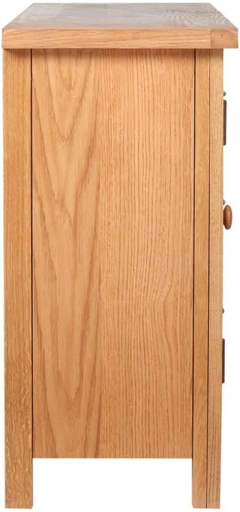 Solid Oak Sideboard with 3 Drawers 2 Doors L2496