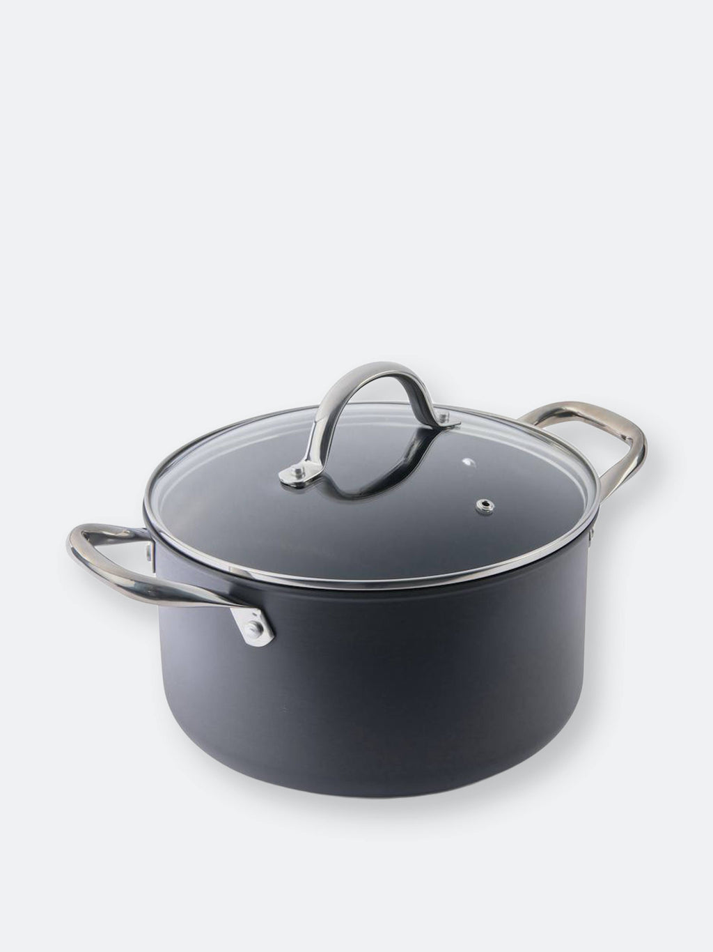 Nonstick 6 qt. Hard-Anodized Covered Stock Pot Z23715