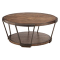 Industrial Coffee Table with Casters B262097