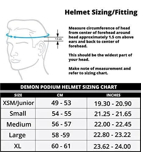 Full Face Helmet Black/Red SM C782776