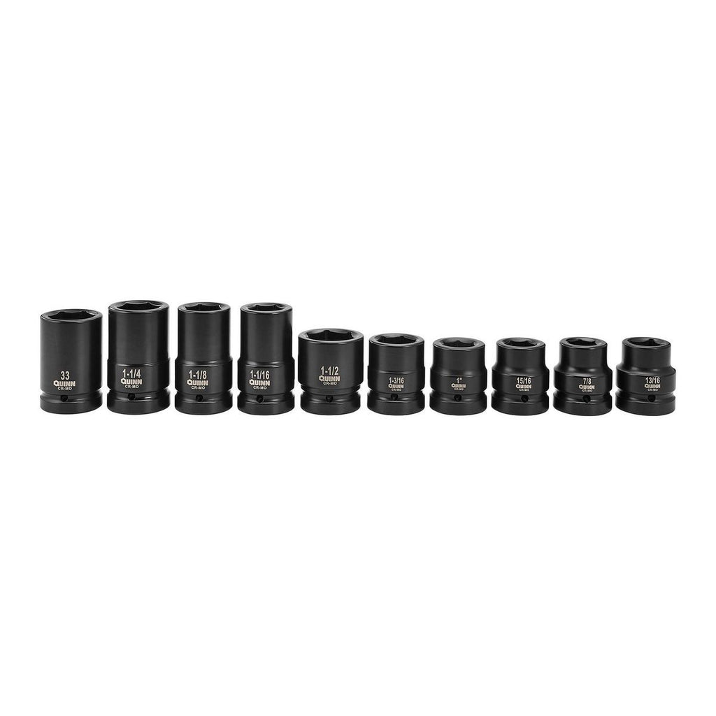 1 in. Drive SAE and Metric Impact Set, 10-Piece D87453