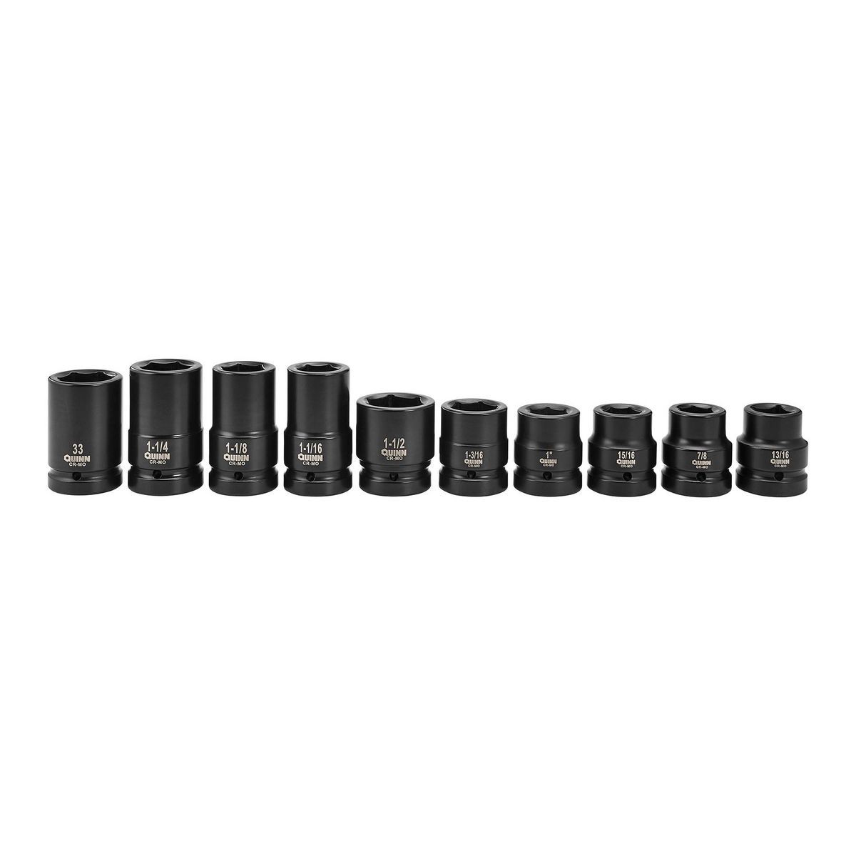 1 in. Drive SAE and Metric Impact Set, 10-Piece D87453
