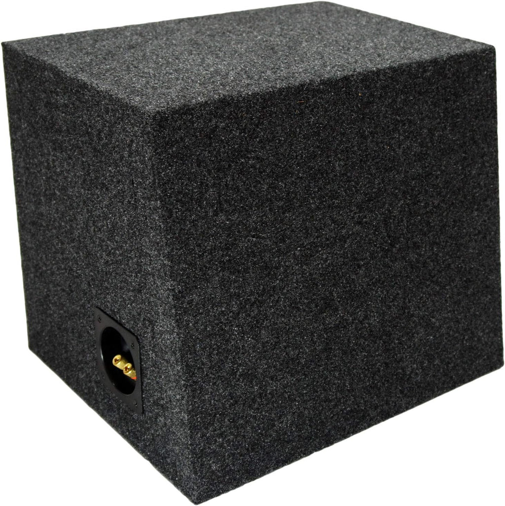 Single 12 Sealed Subwoofer Enclosure 5/8 MDF Wood S368