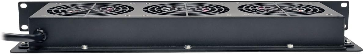 1U Cooling Fan Tray with 3 120V Fans, Black H1945
