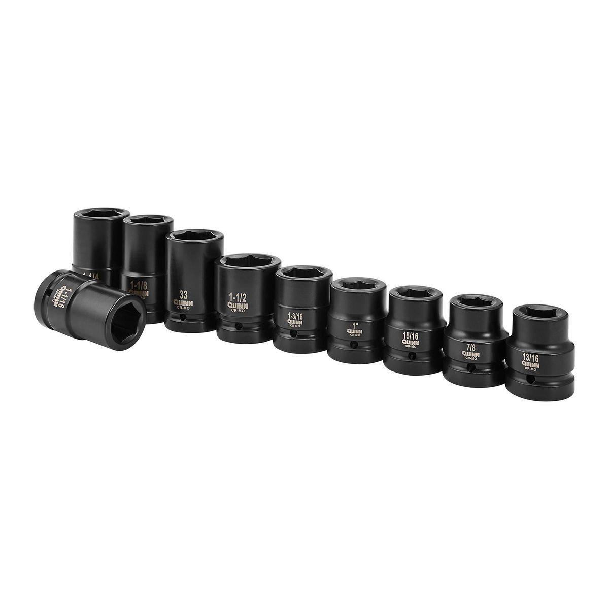 1 in. Drive SAE and Metric Impact Set, 10-Piece D87453