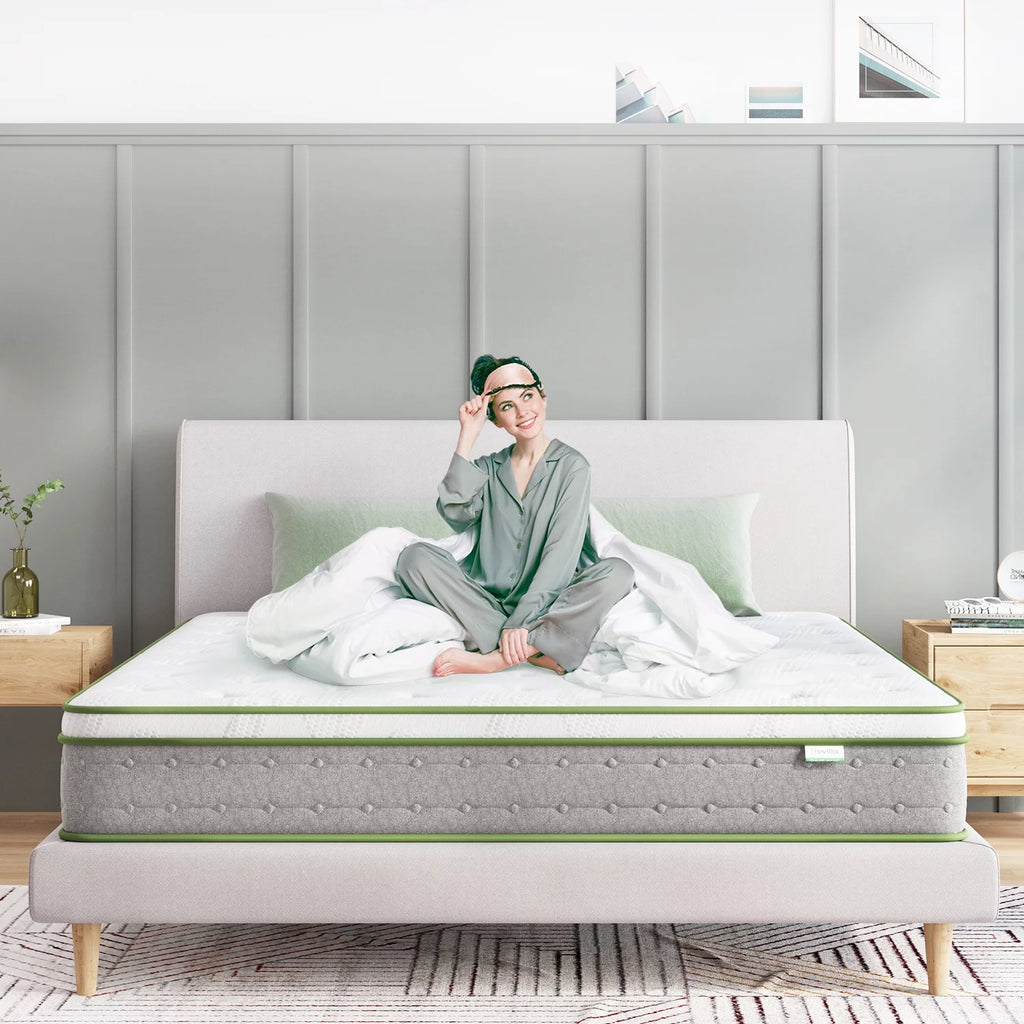 10 inch Memory Foam Hybrid Pocket Spring Mattress King O19418
