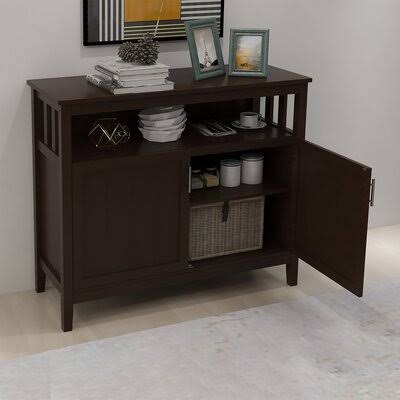 Brown Kitchen Storage Sideboard Cabinet G9774