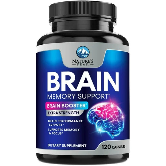 120 Capsules Brain Supplement Memory Pills N348478