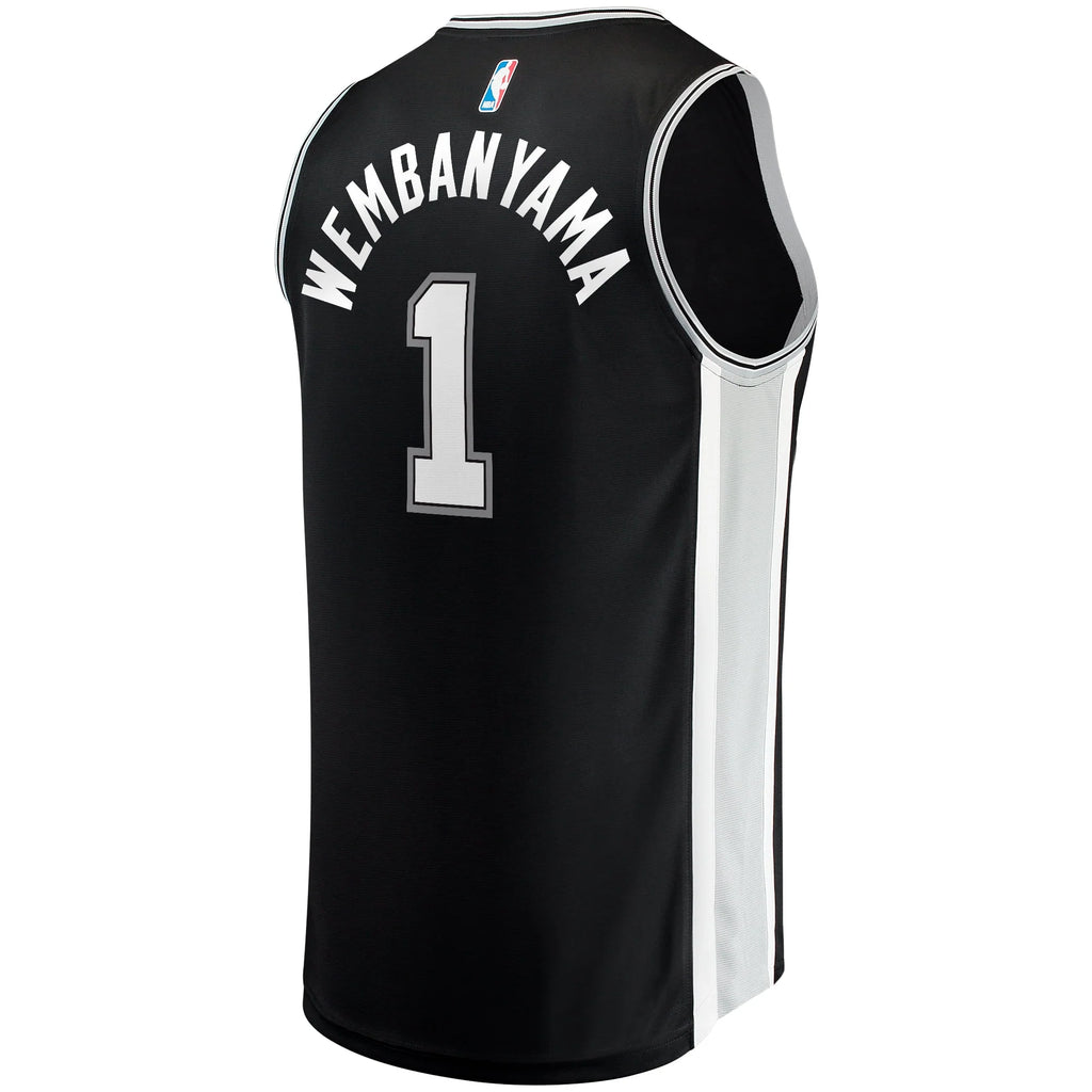 Black Victor Wembanyama Jersey E753