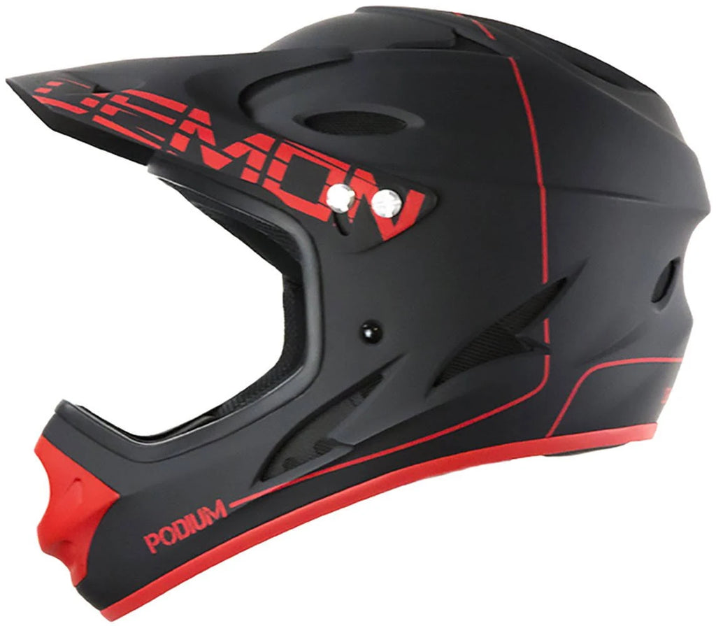 Full Face Helmet Black/Red SM C782776