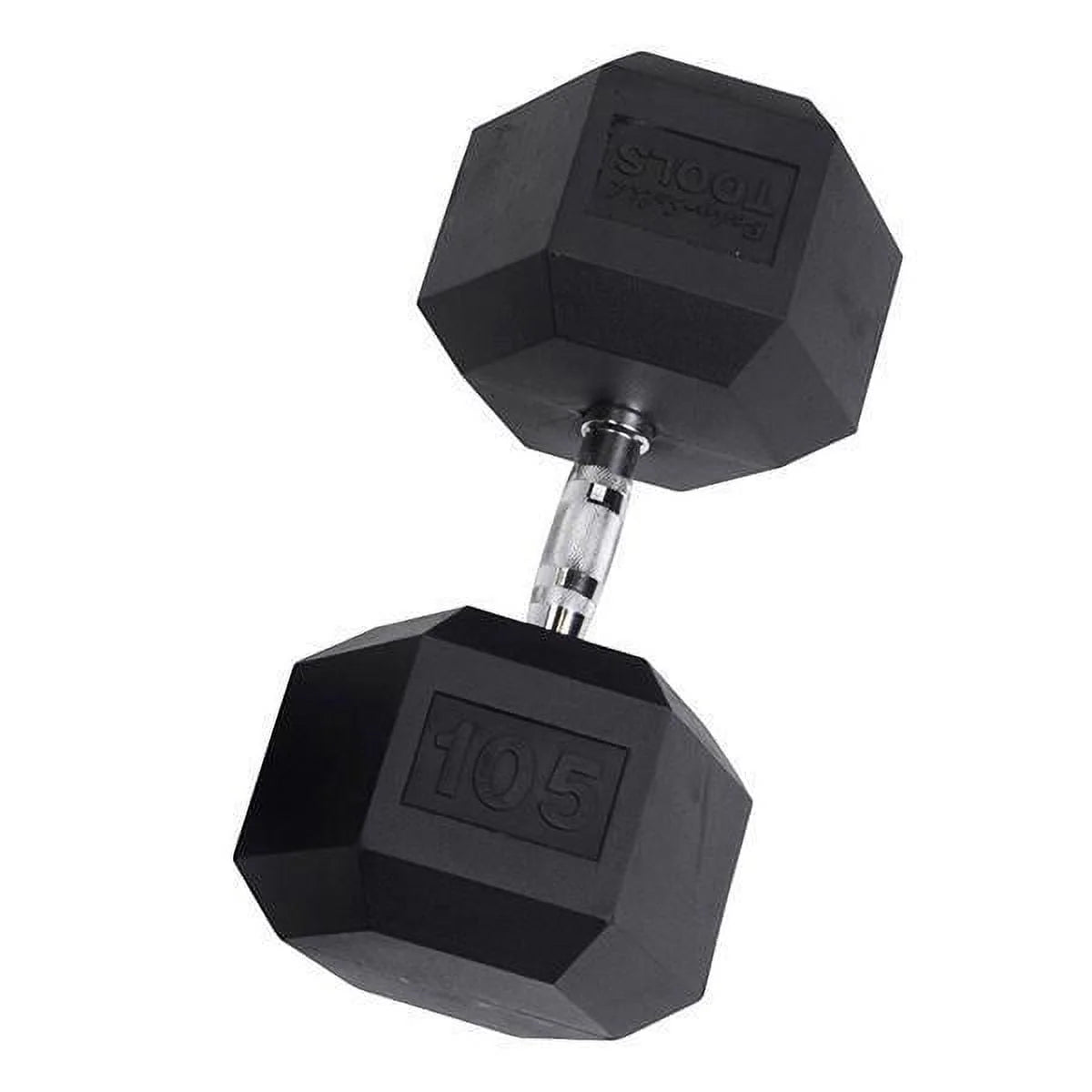Rubber Coated Hex Dumbbells 35 lb C378750