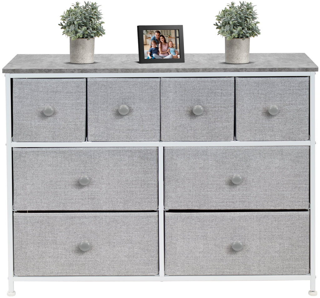 Black 8 Drawer Fabric Storage Dresser I886260
