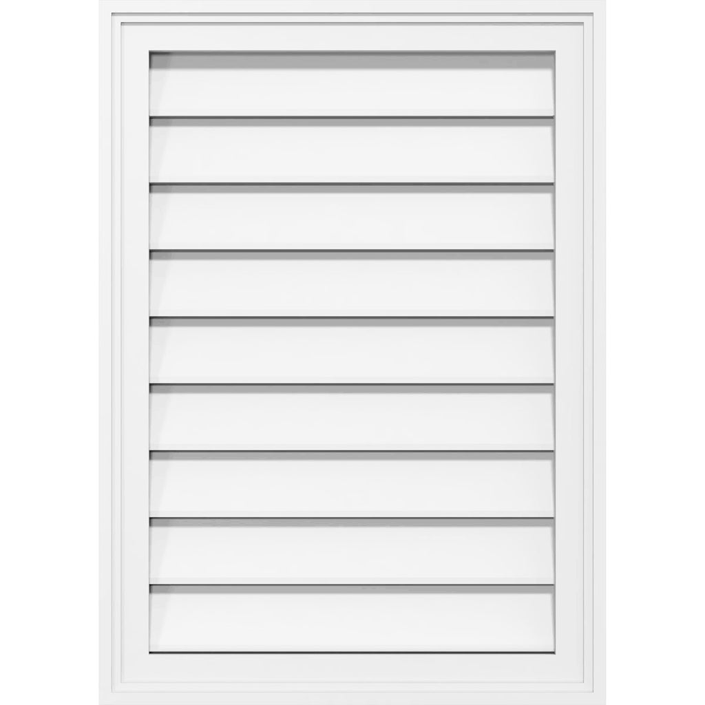 PVC Gable Vent with Brickmould L942933