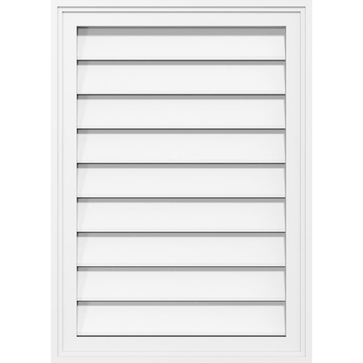 PVC Gable Vent with Brickmould L942933
