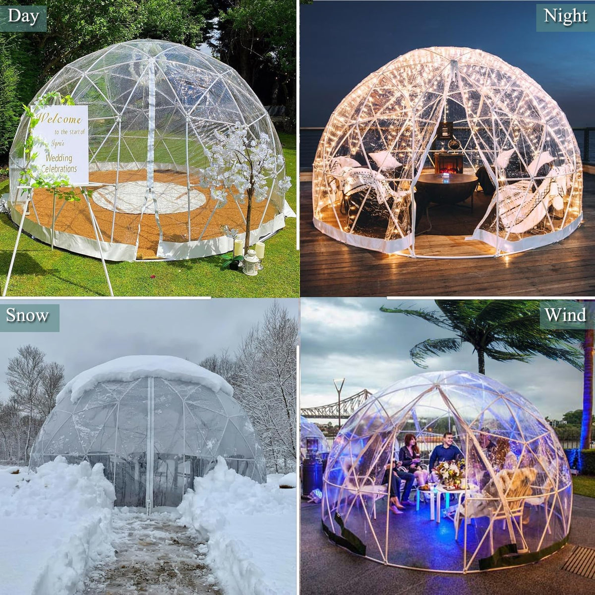 12 FT Clear Bubble Tent O911983
