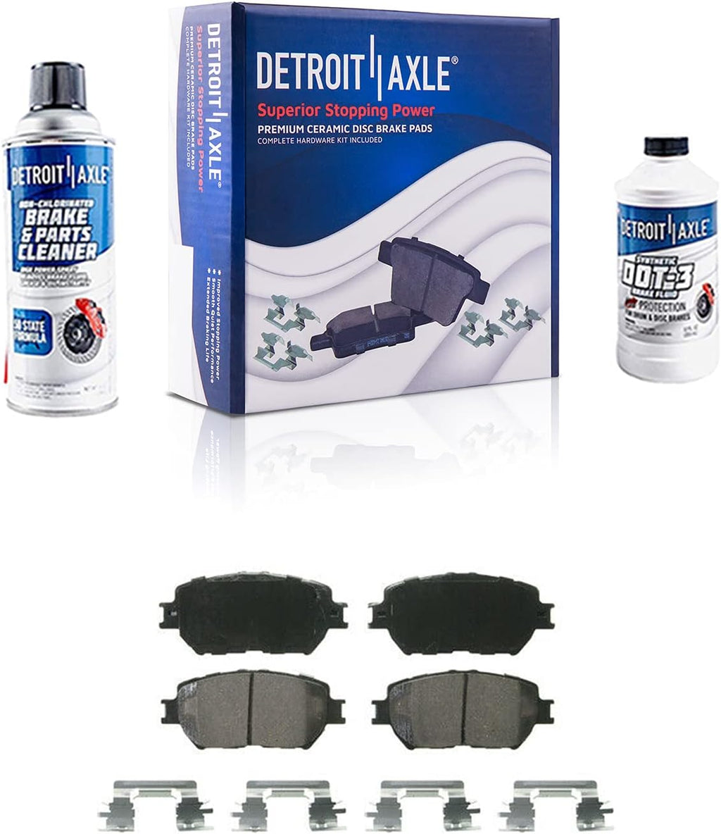 10.83 (275mm) Front Drilled and Slotted Disc Rotors + Brake Pads 6pc Set U1524