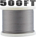 1/8 T316 Stainless Steel Cable, 7 x 7 Strands, 500FT Wire Rope H771919