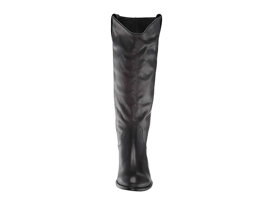 Black Wide Calf Pull On Boots A551