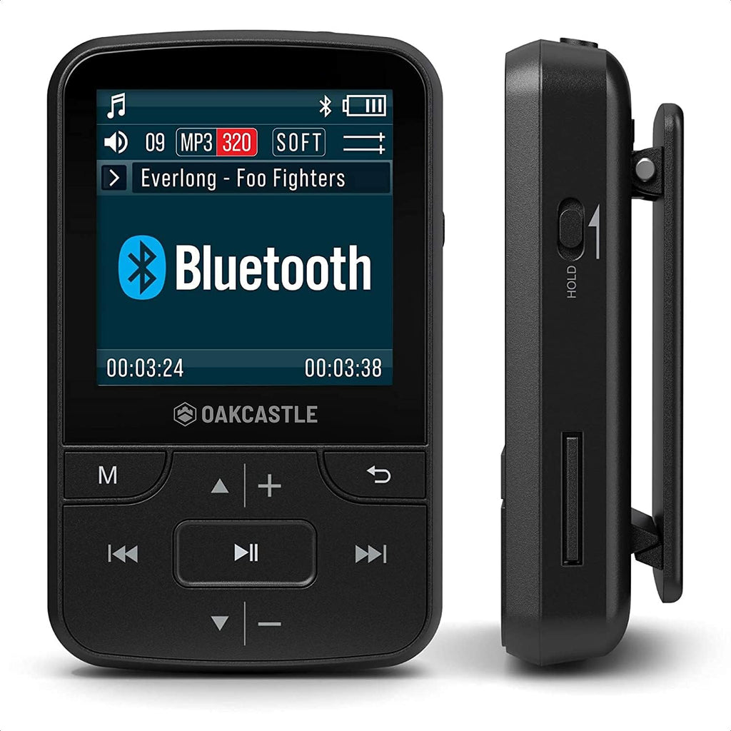 16GB MP3 Player with Bluetooth, FM Radio, Micro SD Slot, Pack of 2 B8181