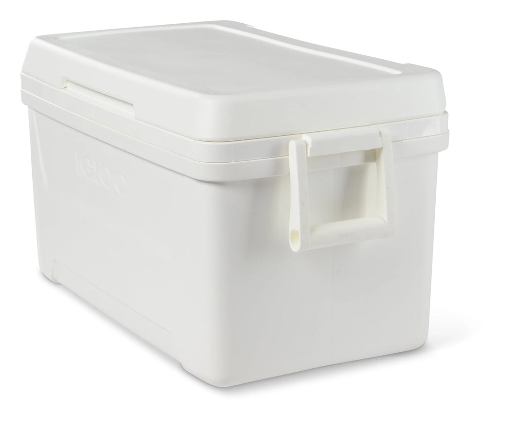 White 48 QT Hard Sided Ice Chest Cooler I974859