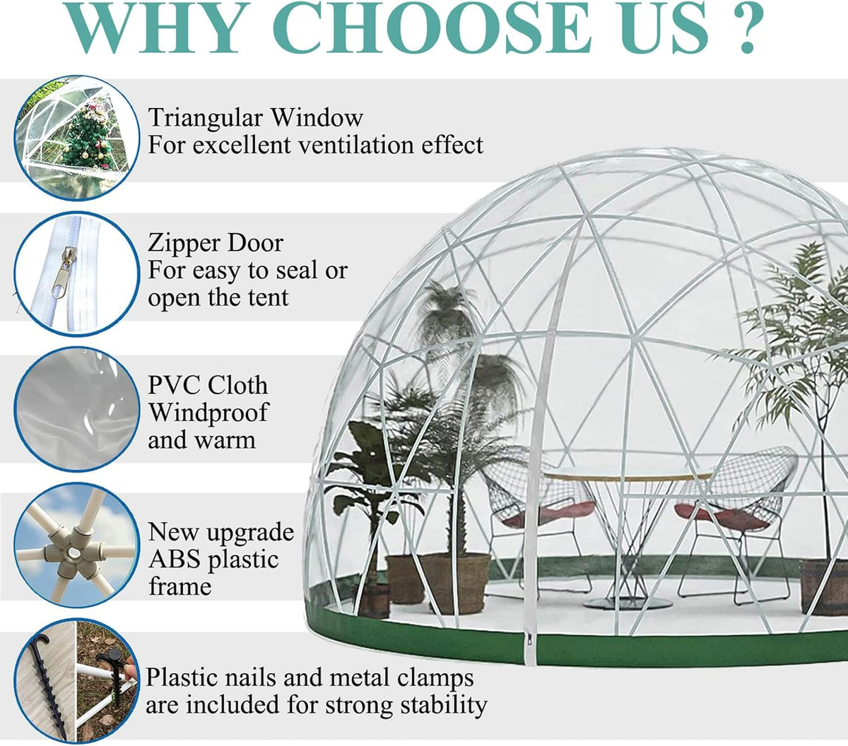 12 FT Clear Bubble Tent O911983