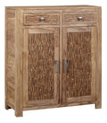 Mango Wood 2-Drawer 2-Door Cabinet D2165