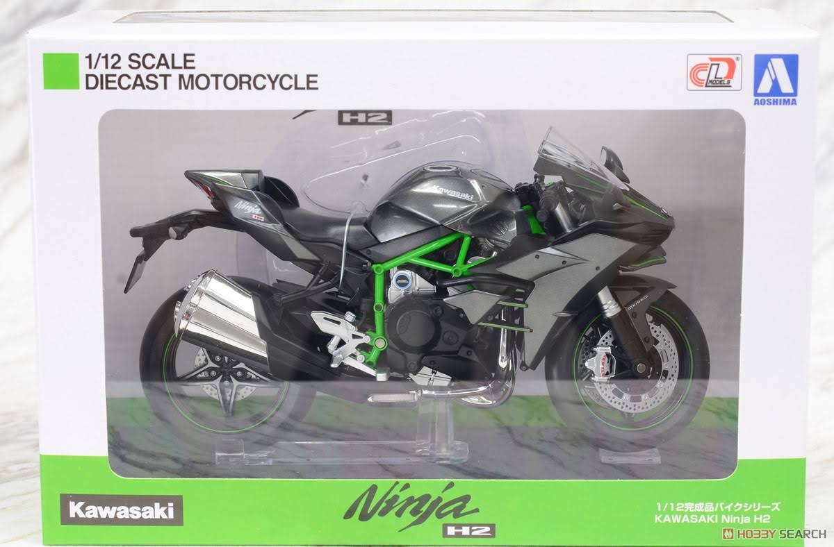 1/12 Scale Kawasaki Ninja H2 Finished Model J290