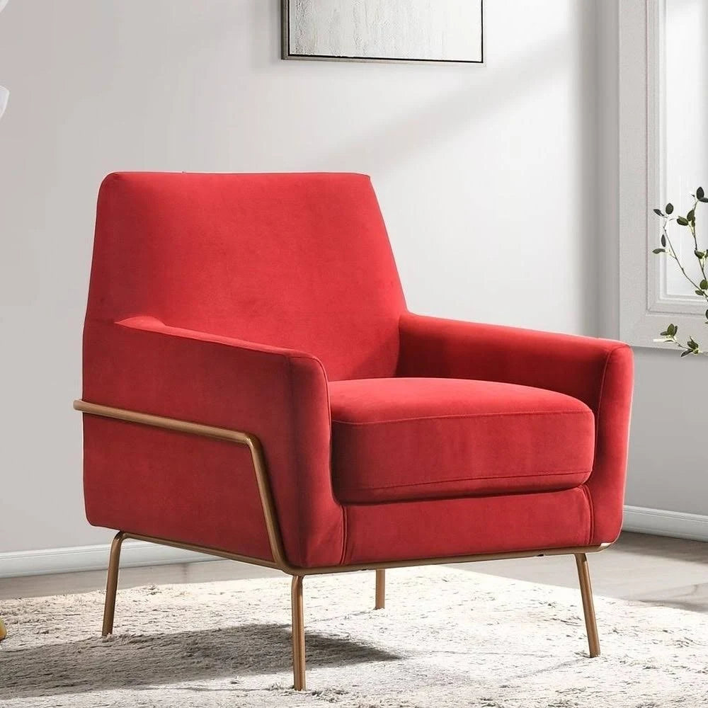 Red Accent Arm Chair X210050