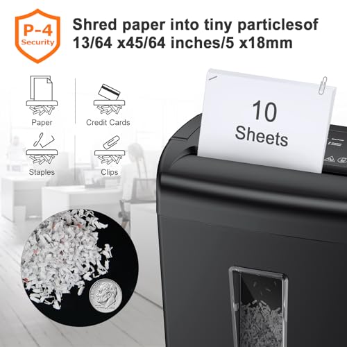 10-Sheet Cross Cut Paper Shredder P6706