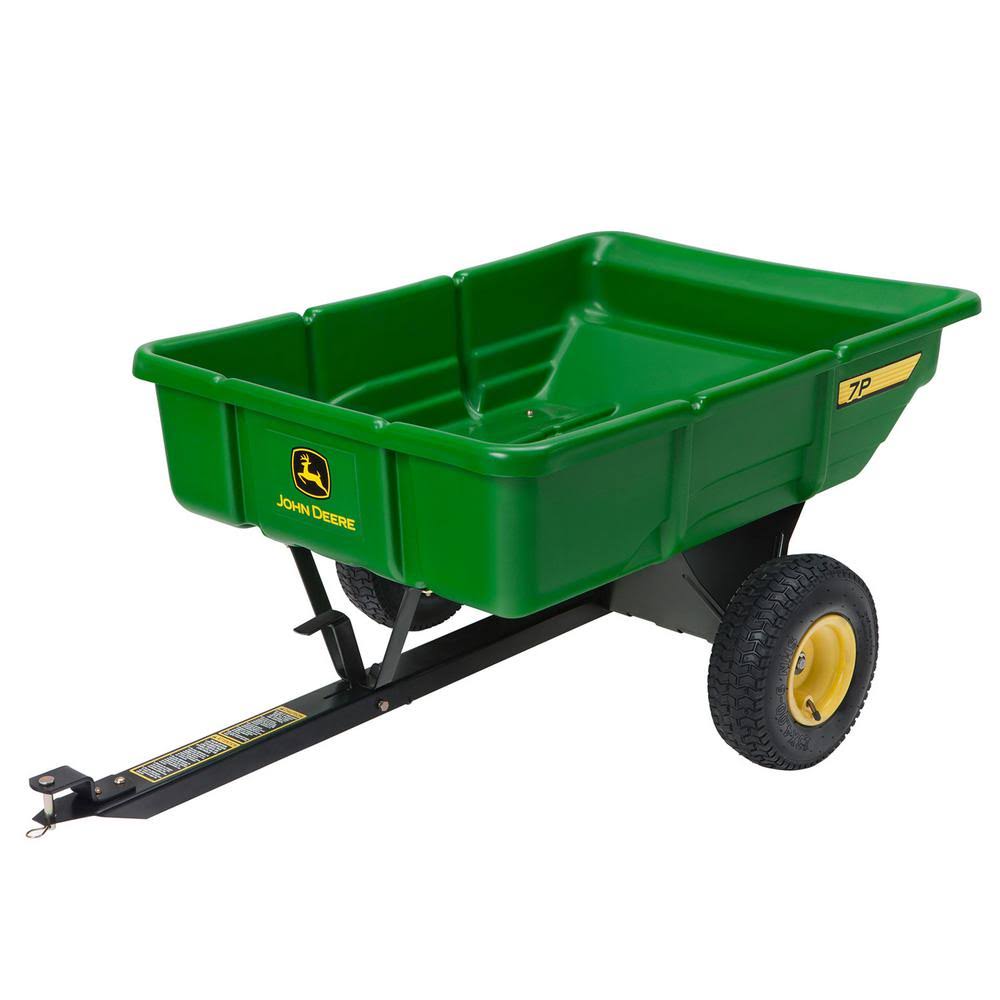 450 lb. 7 Cu. ft. Tow-Behind Poly Utility Cart J7079