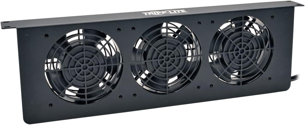 1U Cooling Fan Tray with 3 120V Fans, Black H1945