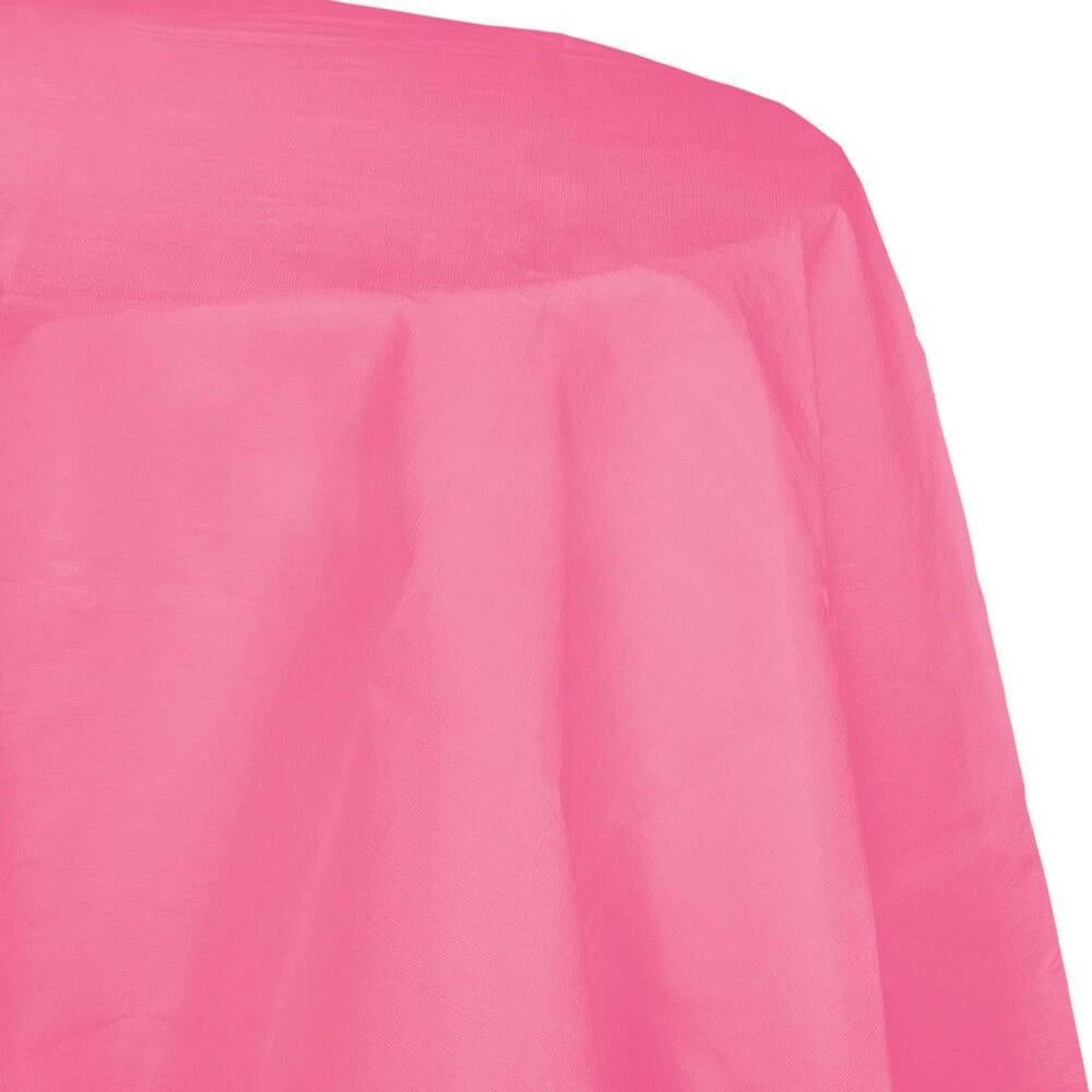 Candy Pink Disposable Picnic Table Covers 12 Pack A4159