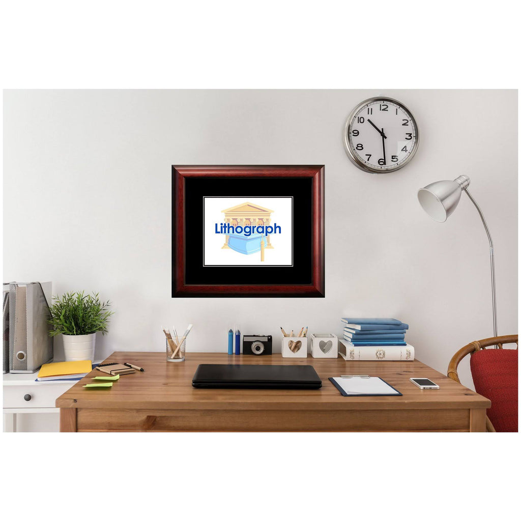 Framed Lithograph E419