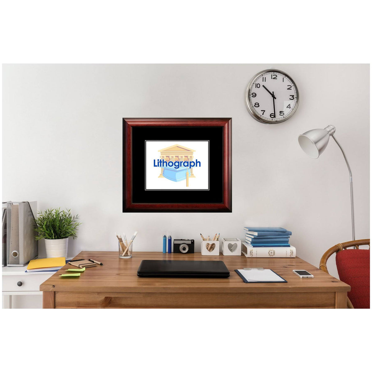 Framed Lithograph E419