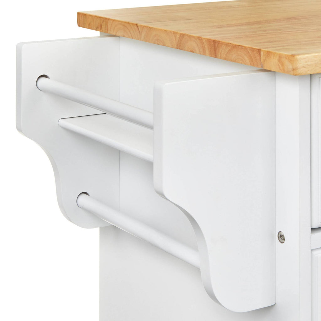 White Kitchen Cart Y577002