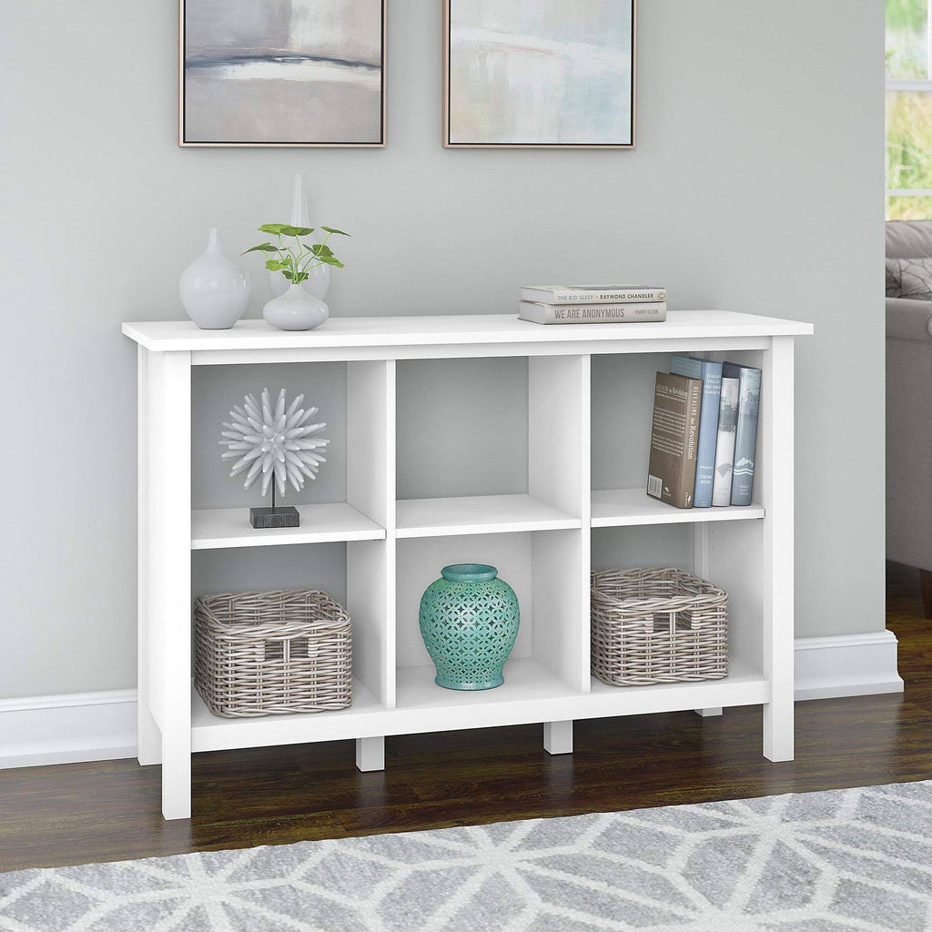 White 6 Cube Storage Bookcase T22774