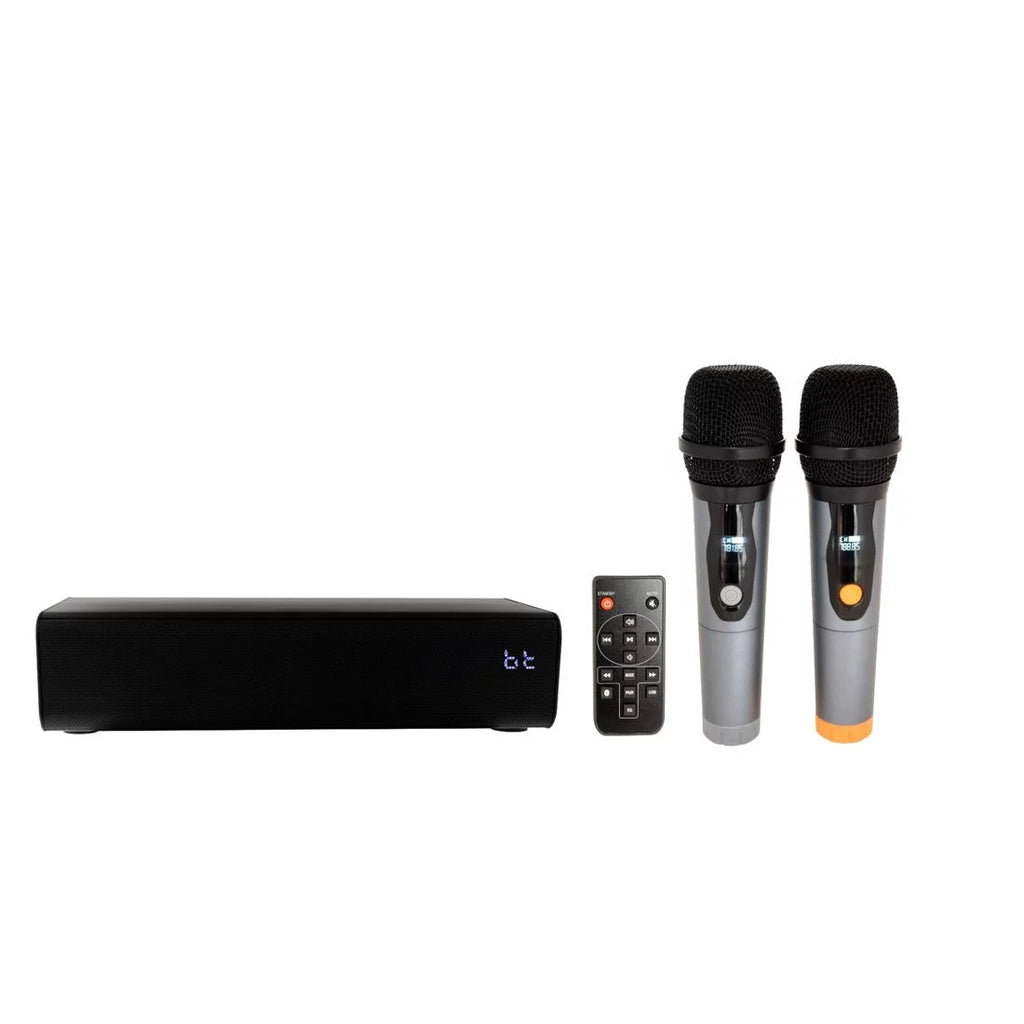 50W Bluetooth Karaoke System with Two UHF Wireless Microphones C638