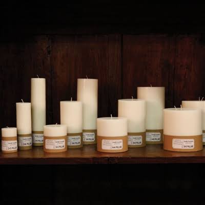 Ivory Pillar Candle V26905