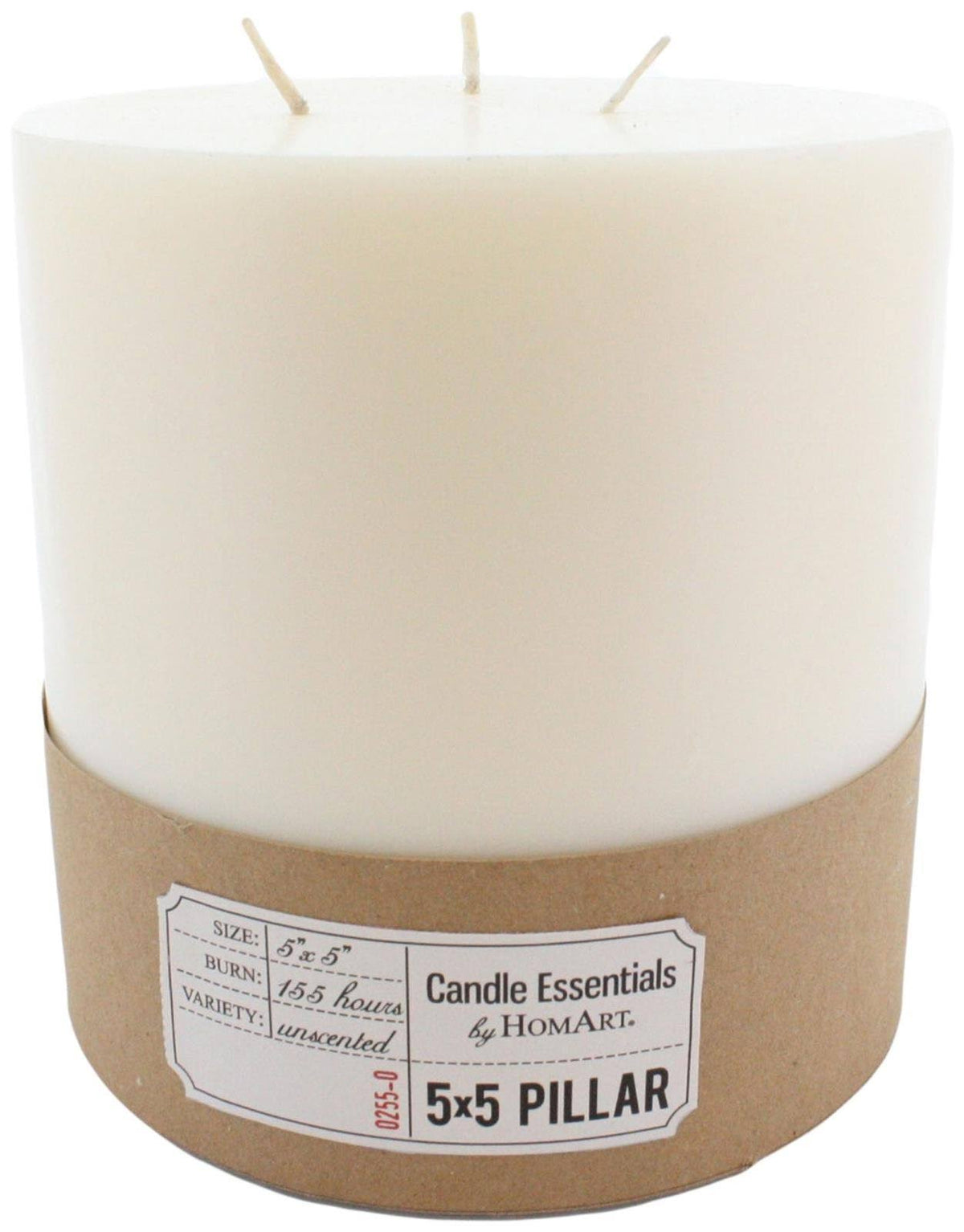 Ivory Pillar Candle V26905