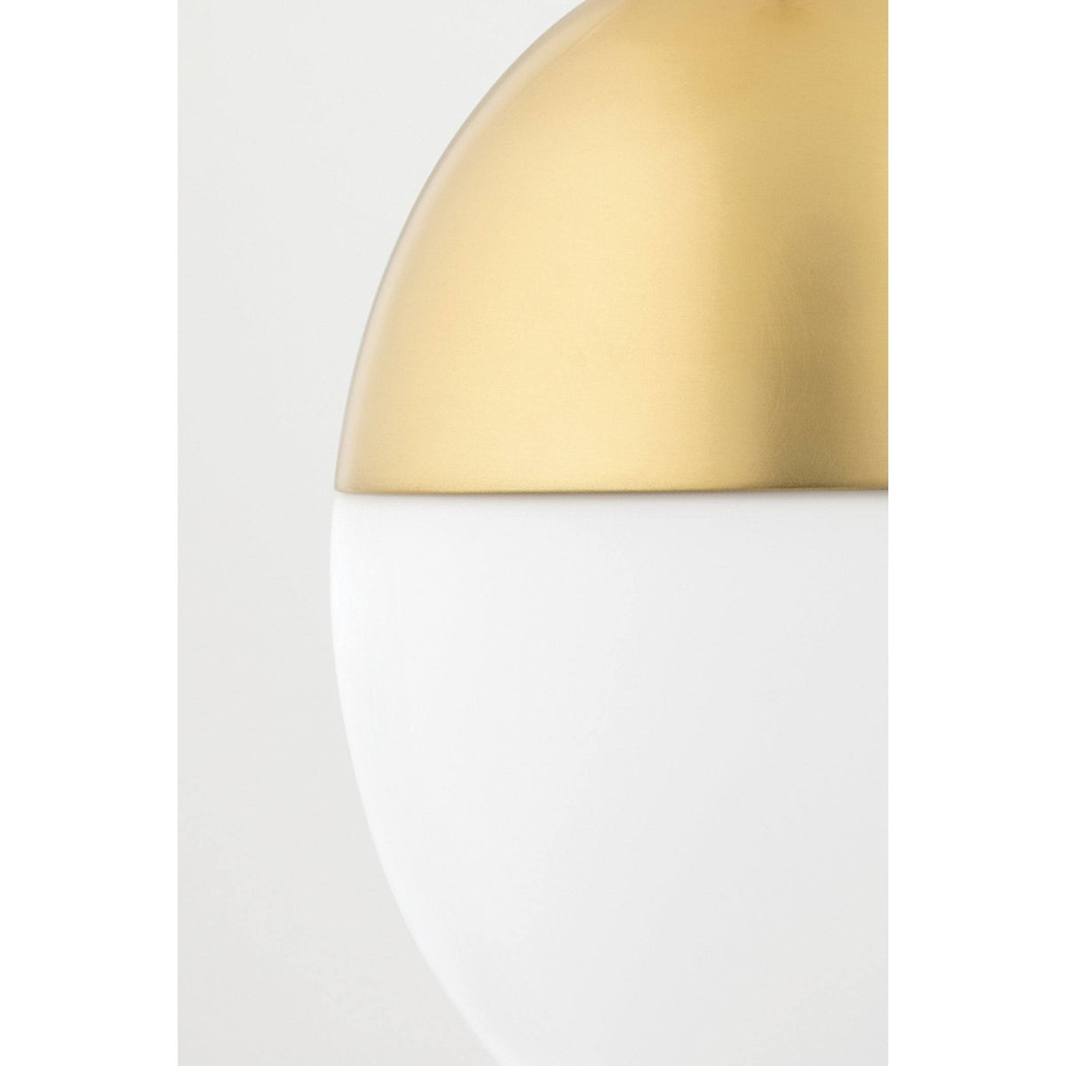 1 Light Large Pendant Aged Brass L53582