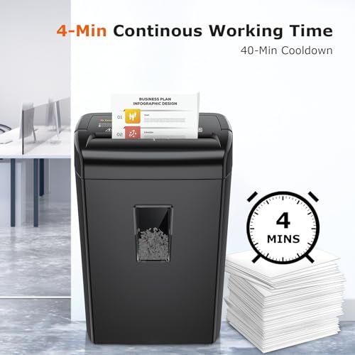 10-Sheet Cross Cut Paper Shredder P6706