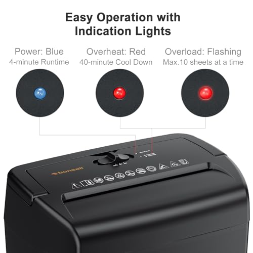 10-Sheet Cross Cut Paper Shredder P6706