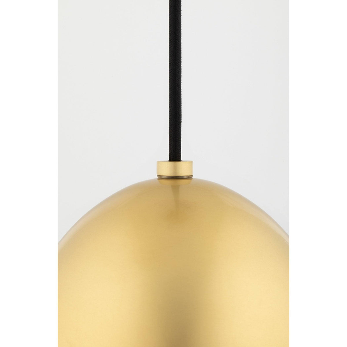 1 Light Large Pendant Aged Brass L53582