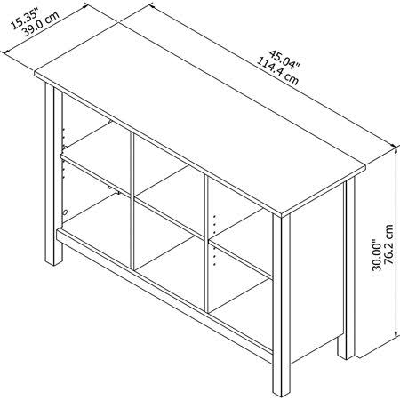 White 6 Cube Storage Bookcase T22774