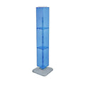Blue Translucent Four-Sided Interlocking Pegboard Floor Display M561