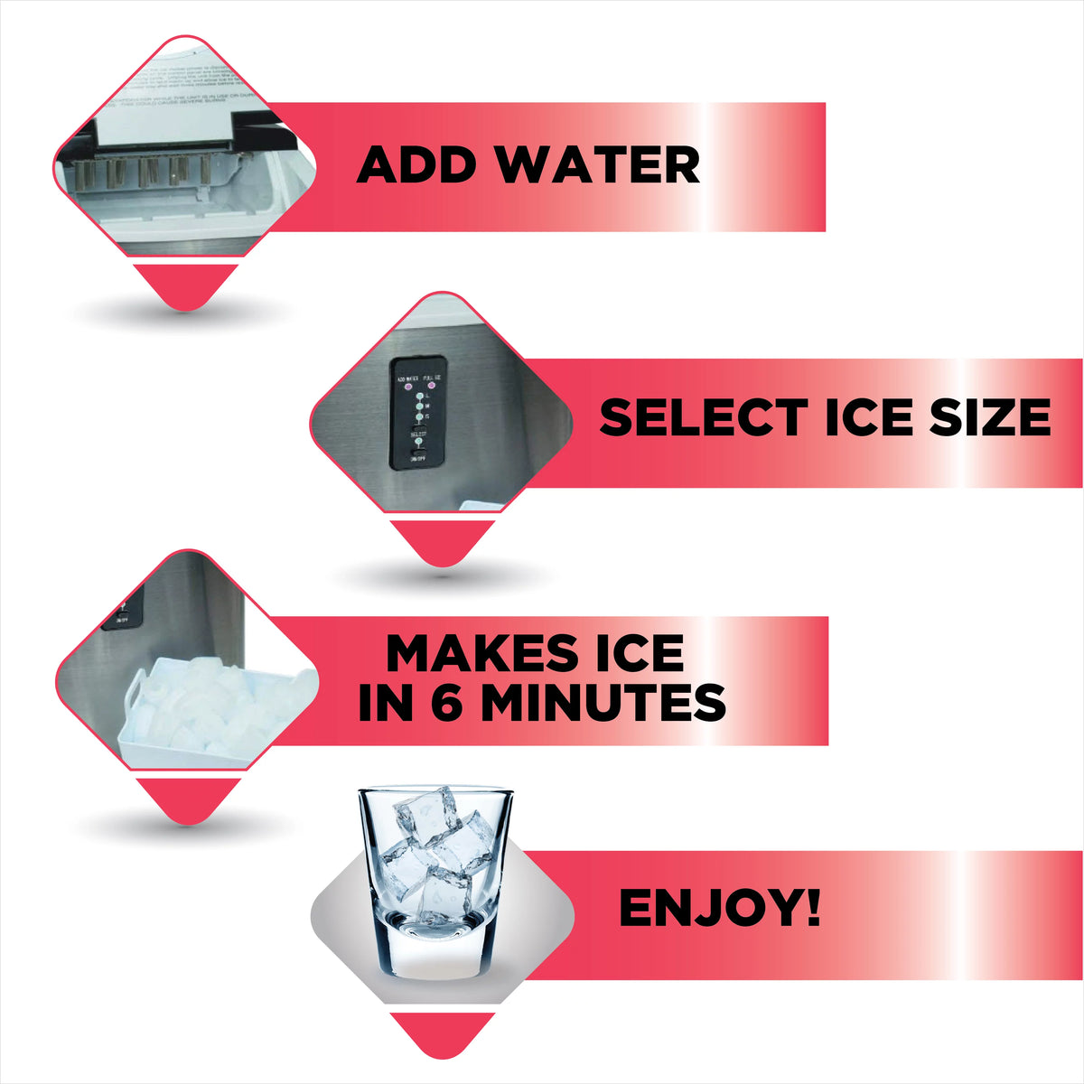 Heavy Duty Stainless Steel Ice Maker C15170
